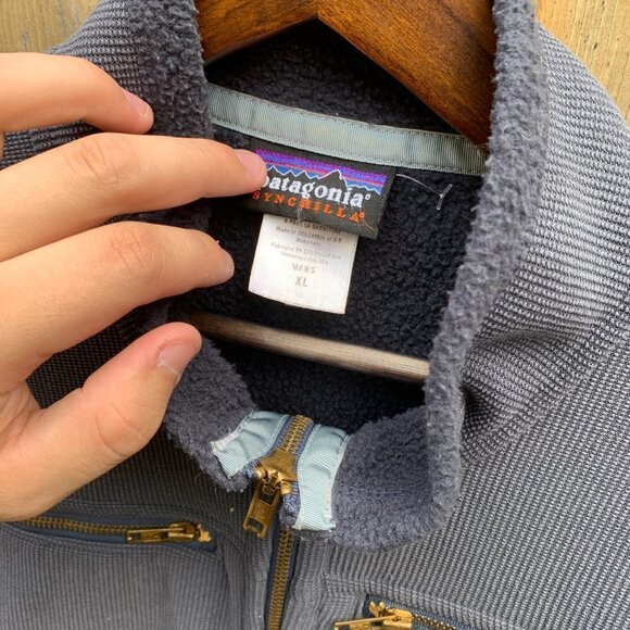 Patagonia Synchilla Full Zip Jacket XL Gray - Picture 6 of 7
